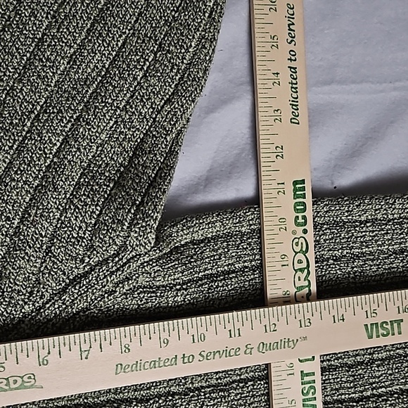 Carolyn Taylor Roll Crew Neck Pullover Sweater sz XL Green Pre-owned - Picture 7 of 9